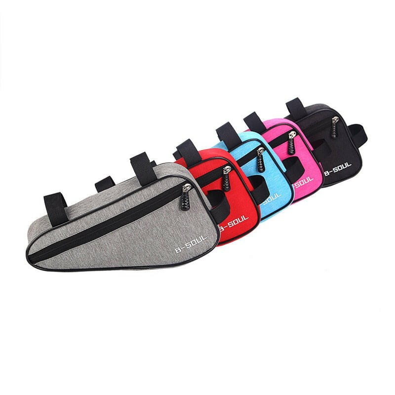 Bike Bicycle Bag Waterproof Triangle Bike Bag Front Tube Frame Bag Mountain Bike Triangle Pouch Frame Holder Bicycle Accessories-WAYBIKER