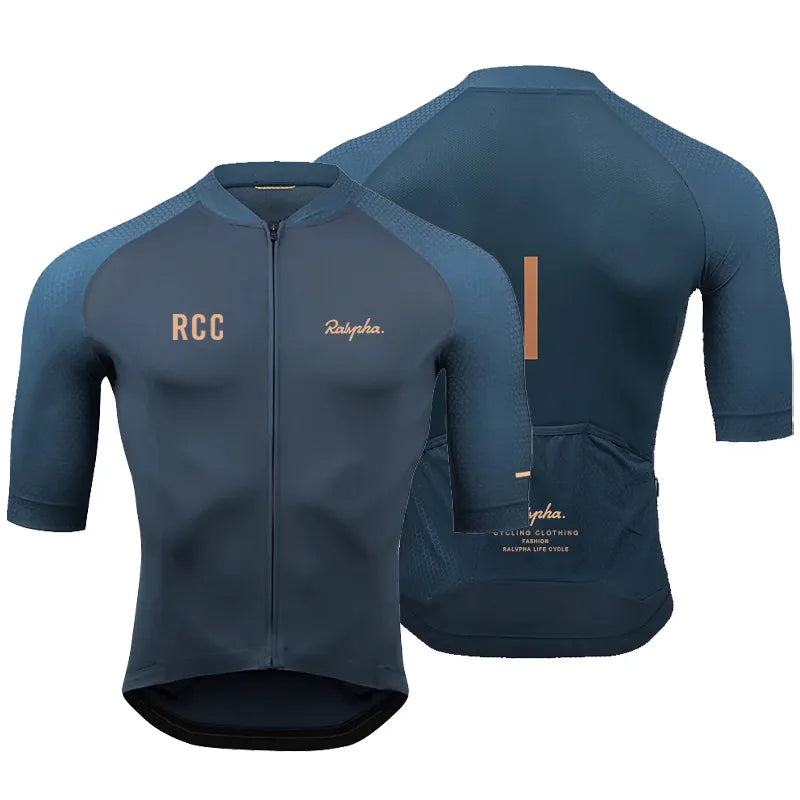 2023 Ralvpha NEW Summer Men's Short Sleeve RCC Comfortable breathable outdoor mountain mtb road Cycling clothes riding-WAYBIKER