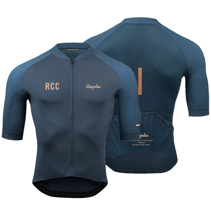 2023 Ralvpha NEW Summer Men's Short Sleeve RCC Comfortable breathable outdoor mountain mtb road Cycling clothes riding