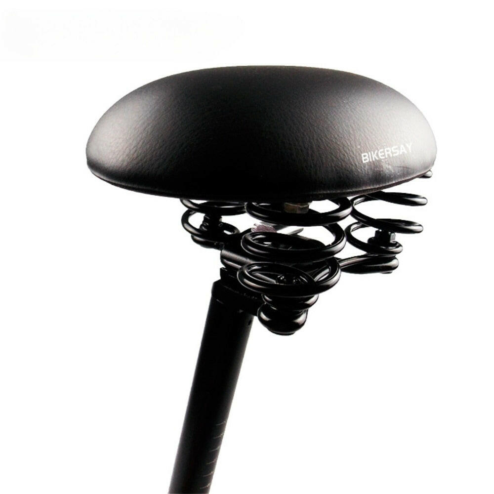 Bicycle saddle spring shock mountain bike saddle car seat cycling saddle anti-compression anti-egg pain no nose saddle-WAYBIKER