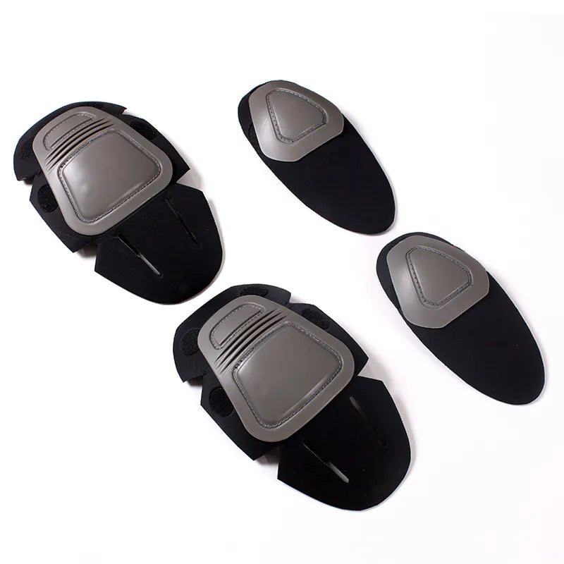 CSMilitary Tactical g2 g3 Frog Suit Knee Pads & Elbow Support Paintball Airsoft Kneepad Interpolated Leg Protection for Training-WAYBIKER