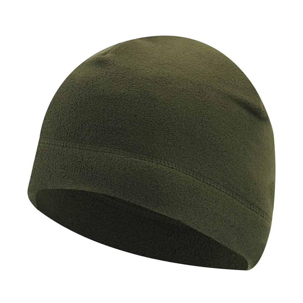Autumn Winter Men Women Outdoor Cycling Fleece Hat Cold Insulation Windproof Cap-WAYBIKER