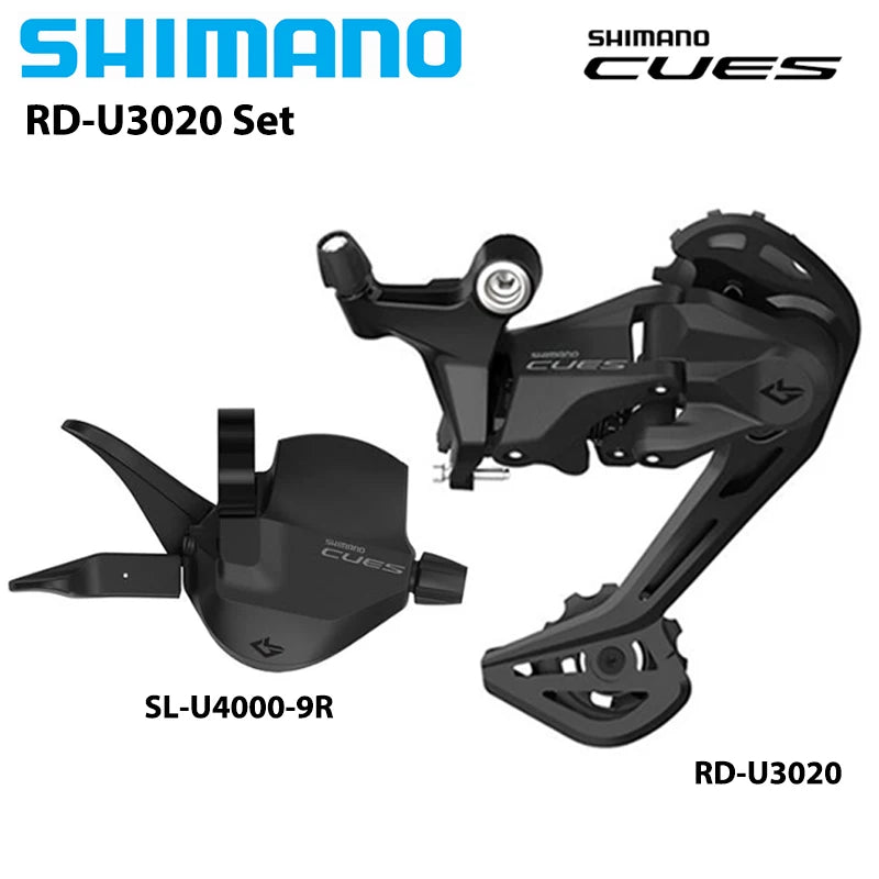 SHIMANO CUES U4000 9Speed SL-U4000-9R RAPIDFIRE PLUS Shifter Clamp Band RD-U4000 U3020 U4020 SHADOW RD Rear Derailleur 9S 9V