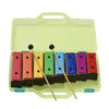 8-note Xylophone Colorful Glockenspiel Removable Rainbow Color Metal Plates Resonator Bells Percussion Instrument Musical Toy-WAYBIKER