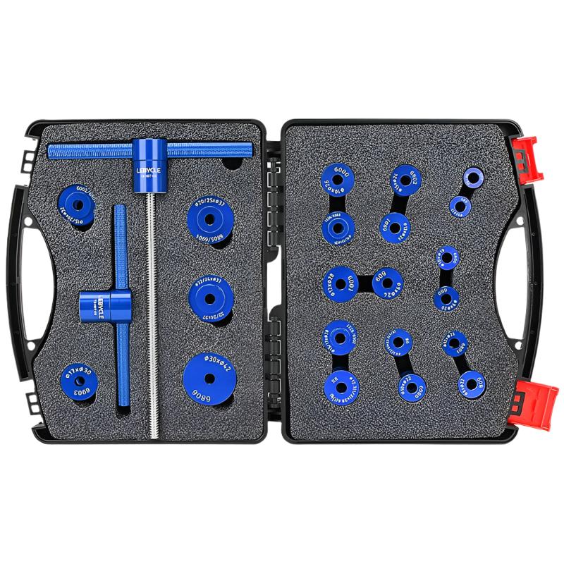 Lebycle Bike Hub Bearing Install Tool Kit With 21 kinds of press block-WAYBIKER