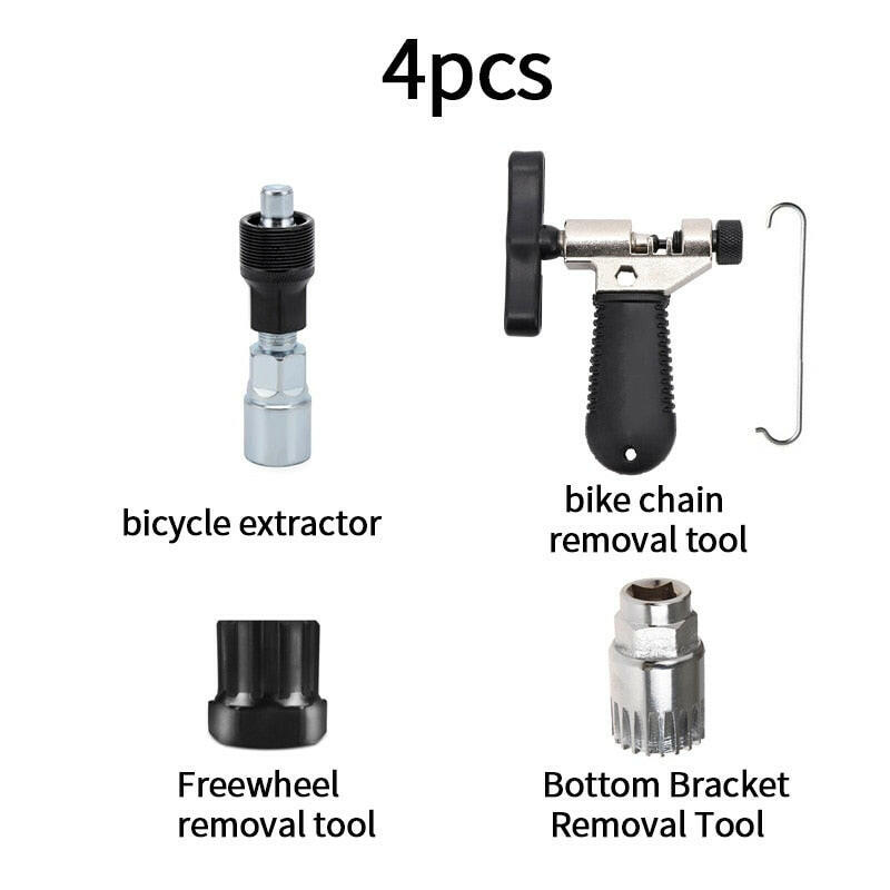 Bicycle Multitool Repair Tool Set Kit Remover Freewheel Crank Puller Spoke Nipple Wrench Spanner Chain Breaker Bicycle Tools MTB-WAYBIKER
