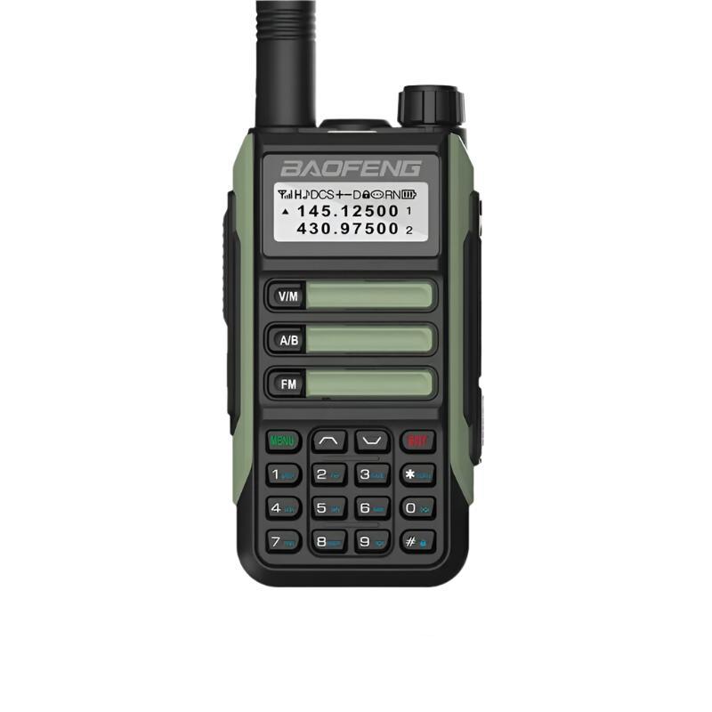 Baofeng UV-16 Plus Walkie Talkies Long Range 10KM Waterproof Two Way Radio10W VHF UHF Band UV 16 Pro USB Type C Upgrade of UV-5R-WAYBIKER