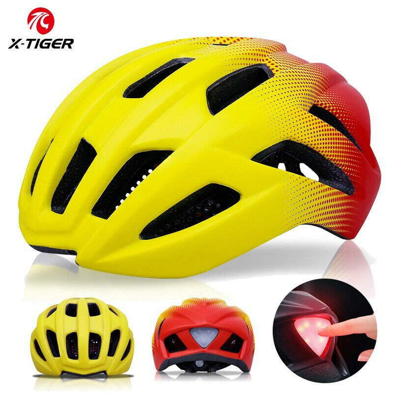 Bicycle Helmet LED Light Mountain Bike Helmet Man Women Breathable Cycling Helmets For Riding Helmet Cycling MTB-WAYBIKER
