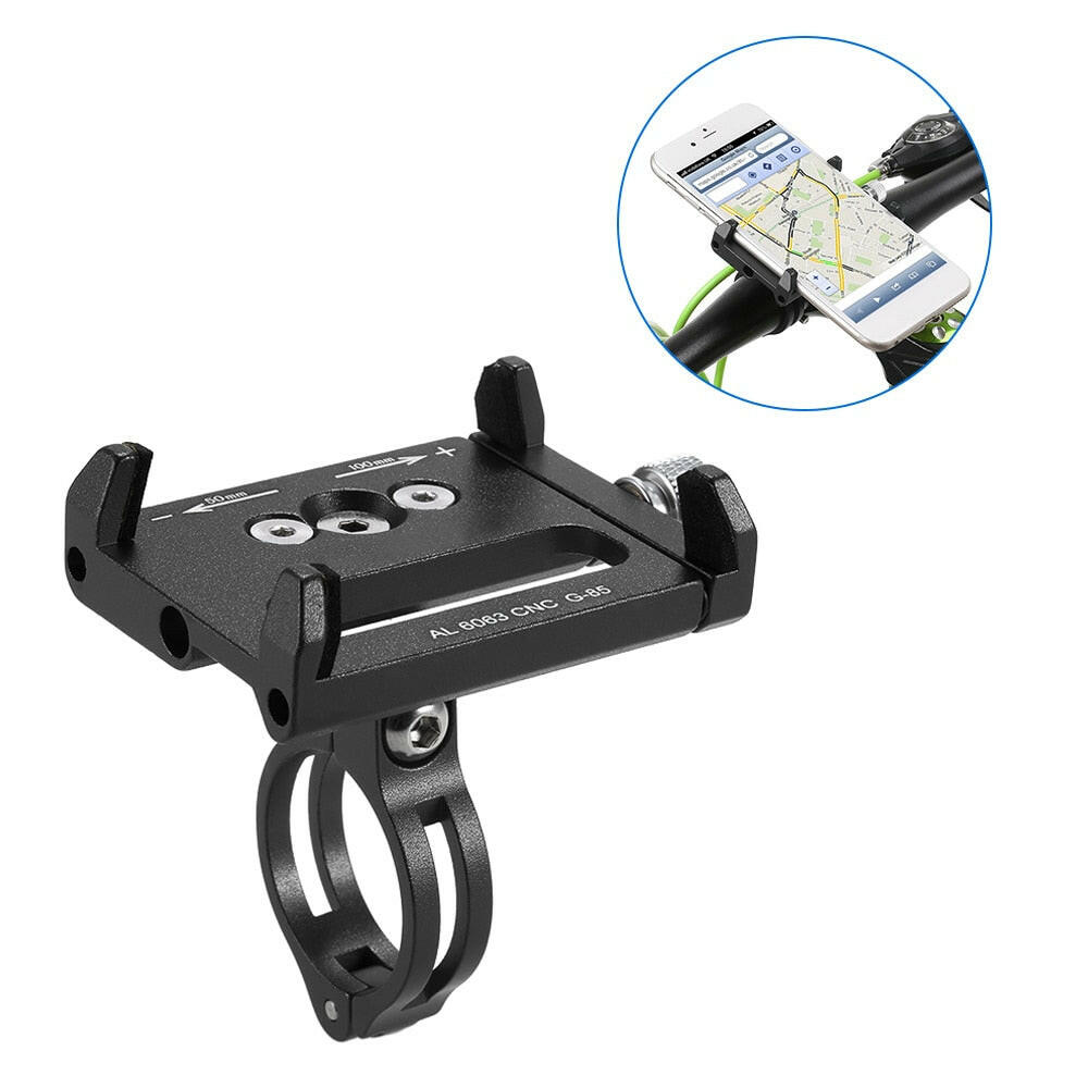 Mountian Bike Phone Mount Universal Adjustable Bicycle Cell Phone GPS Mount Holder Bracket Cradle Clamp-WAYBIKER