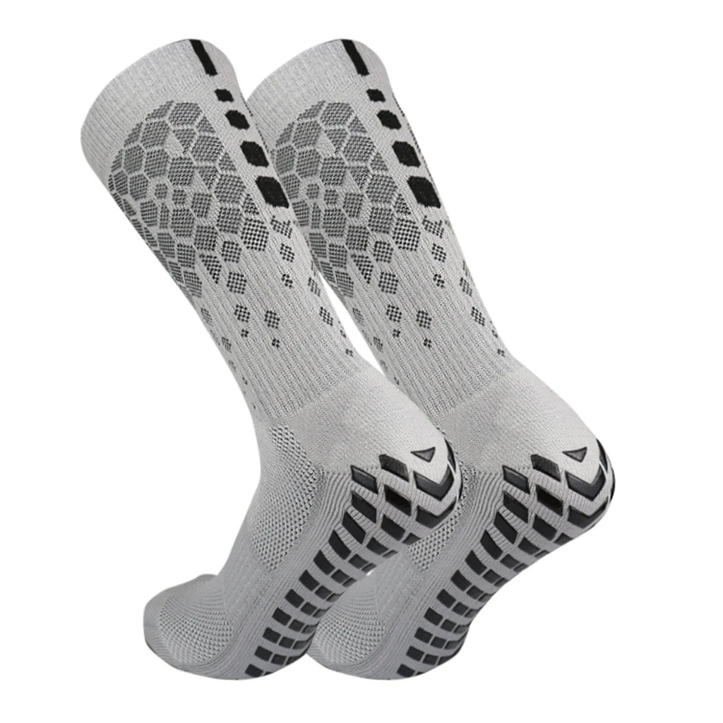 Anti-slip Soccer Socks for Men and Women Breathable Athletic Socks with Grippers for Yoga Football Gym-WAYBIKER