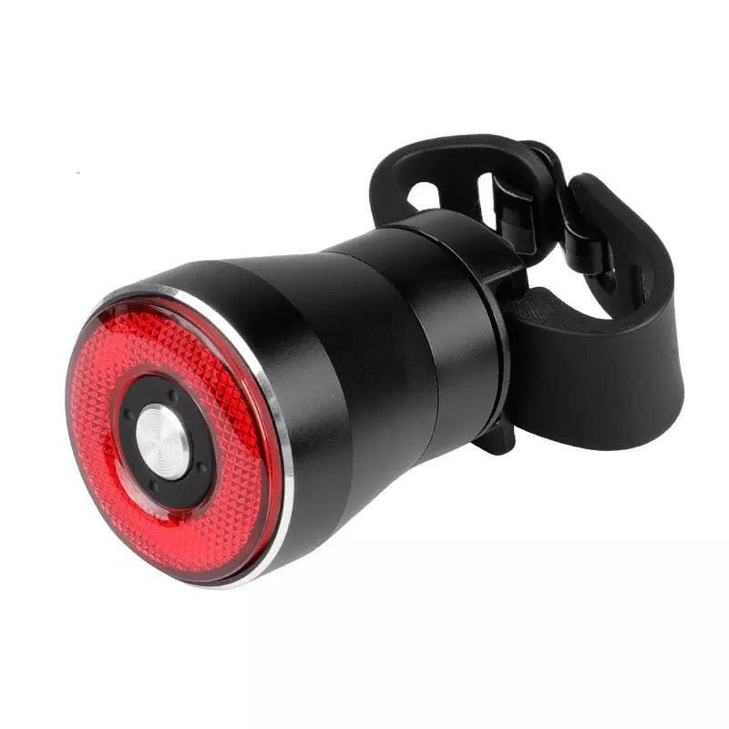 Bicycle Smart Auto Brake Sensing Light IPx6 Waterproof LED Charging Cycling Taillight Bike Rear Light Accessories Q5-WAYBIKER
