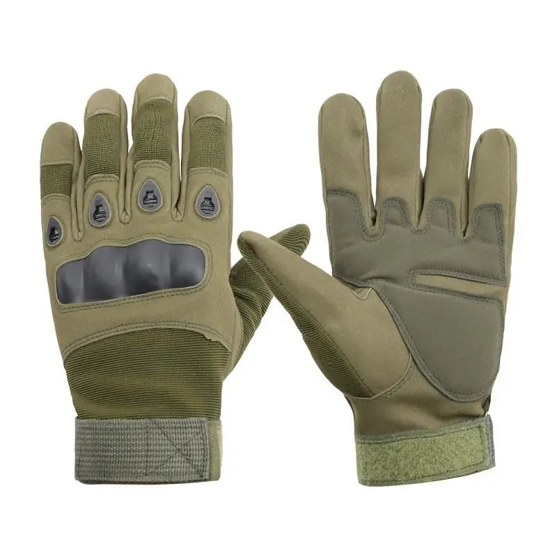 Men Women Full Finger Protective Shell Mittens Antiskid Motorcyclist Paintball Shooting Airsoft Combat Hunting Cycling Gloves-WAYBIKER