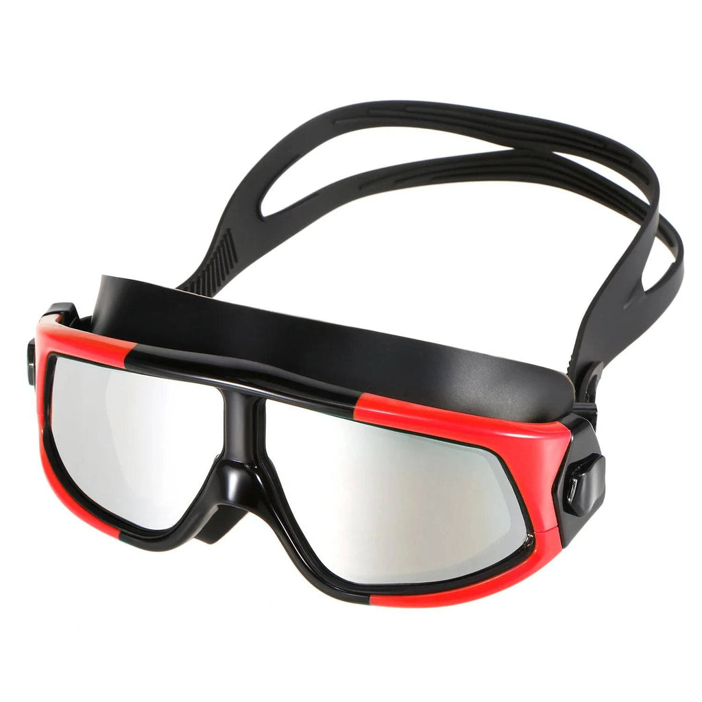 Women Men Professional Swim Goggles Adjustable Anti-Fog Wide View Swimming Goggles for Adults Snorkeling Diving 2022 New-WAYBIKER