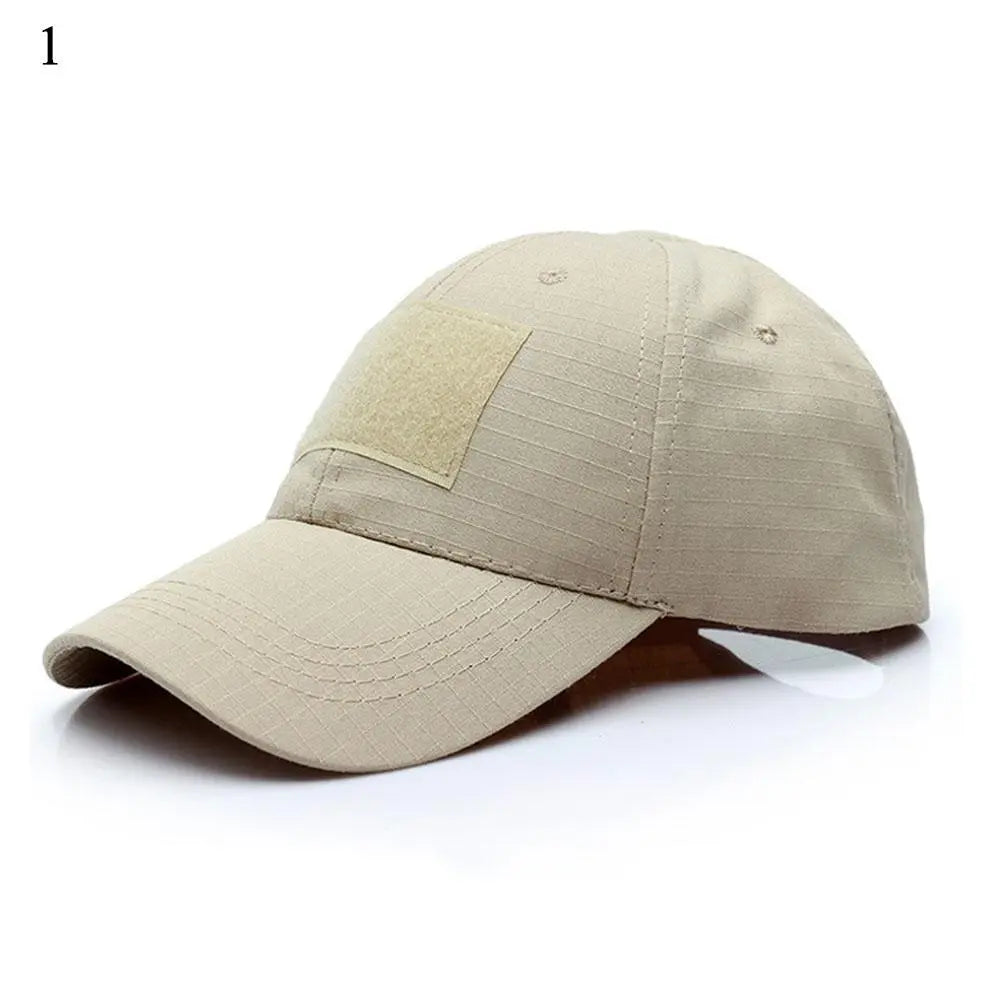 Unisex Outdoor Tactical Military Army Camo Adjustable Baseball Cap Camouflage Men Women Snapback Hat For Cycling Hiking Fishing-WAYBIKER