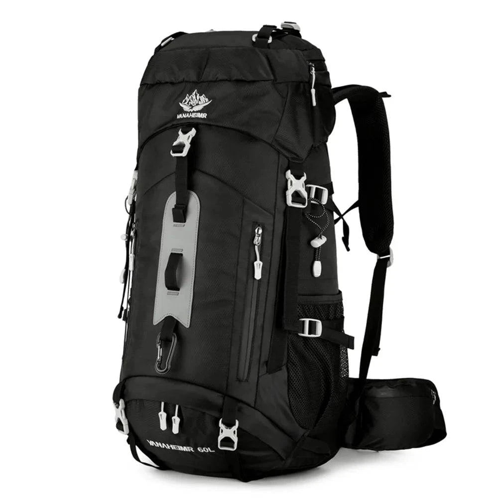 60L Hiking Backpack Large Capacity Waterproof Camping Backpack with Reflective Strip for Mountaineering Trekking Traveling-WAYBIKER