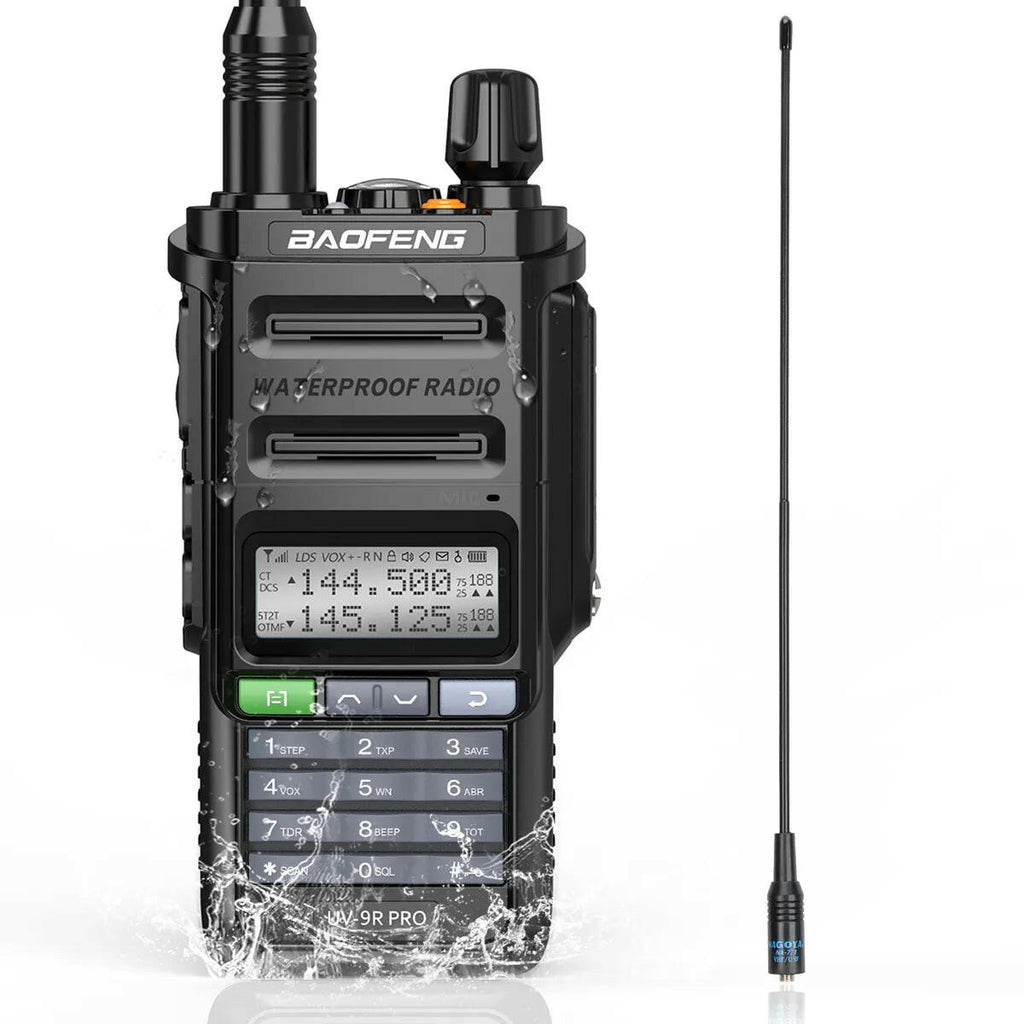 Baofeng UV-9R Pro IP68 Waterproof  Walkie Talkie Dual Band 16KM S22 Radio VHF UHF CB Ham Radio UV-9R Plus Portable Two Way Radio-WAYBIKER