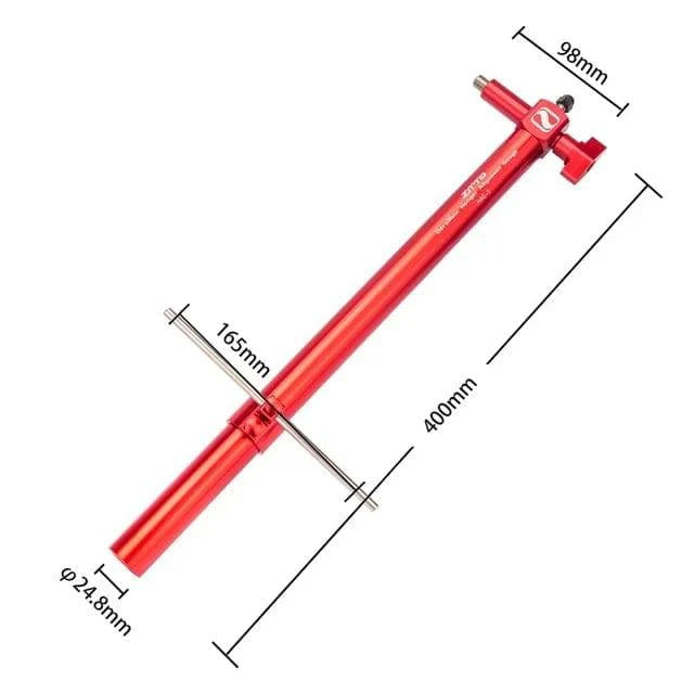 TOOPRE Bicycle Rear Derailleur Hanger Alignment Gauge Aluminium Alloy Straighten Tool for Mountain Road Bike 20-29'' Wheel-WAYBIKER