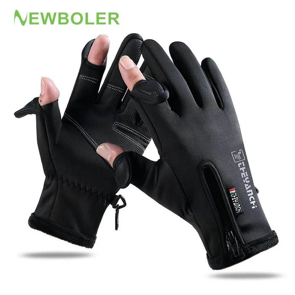 Winter Gloves For Men Women Touchscreen Warm Gloves Cycling Driving Motorcycle  Gloves Windproof Non-Slip Outdoor sports Gloves-WAYBIKER