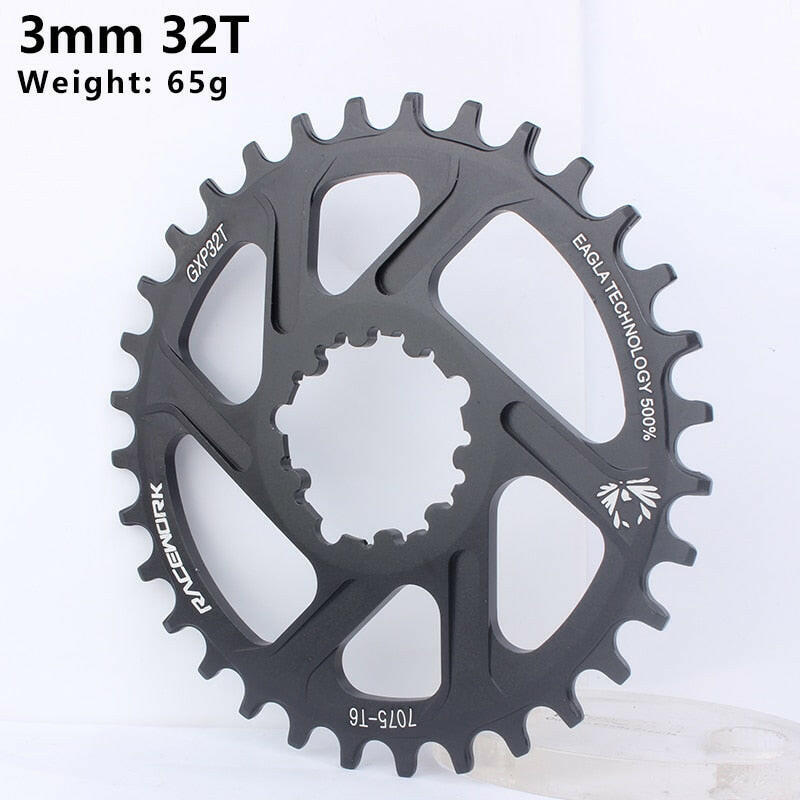 RACEWORK MTB GXP Bicycle Chainring 3/6mm Offset 32/34/36/38T Mountain Bike Chainwheel For 10 11 12 Speed GXP Direct Mount Crank-WAYBIKER