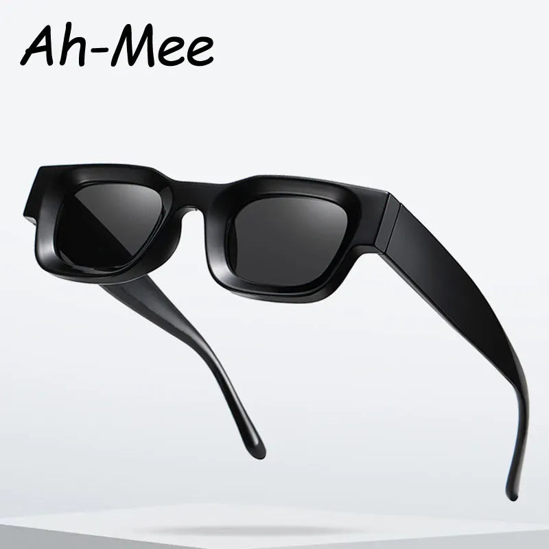 Cycling Rectangle Sunglasses Women Fashion Retro Brand Square Sun Glasses Men Classic Vintage Black Punk Shades UV400-WAYBIKER