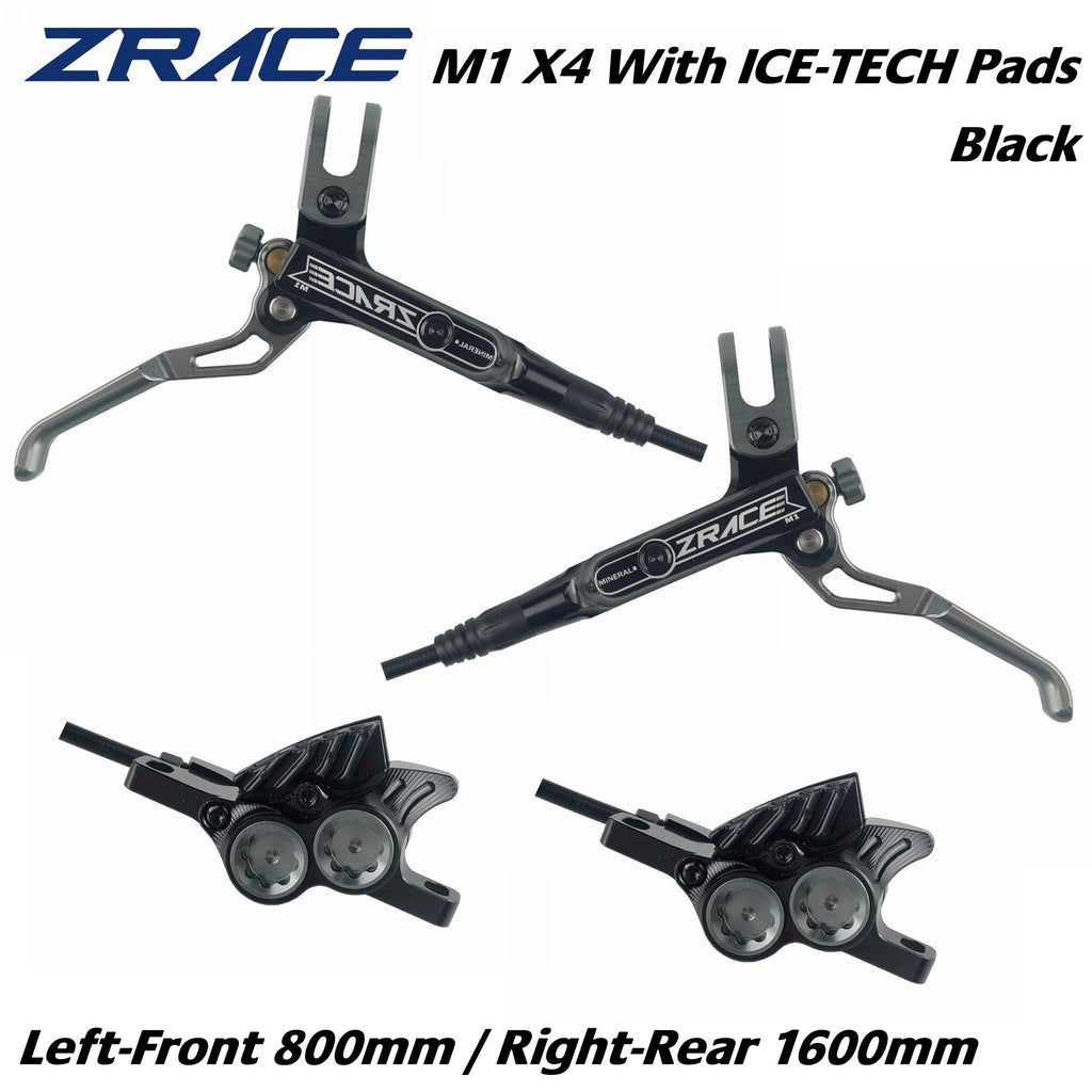 ZRACE M1 X2 / X4 Mountain Bike Hydraulic Brake,Full CNC Lightweight, Oil Pressure Disc