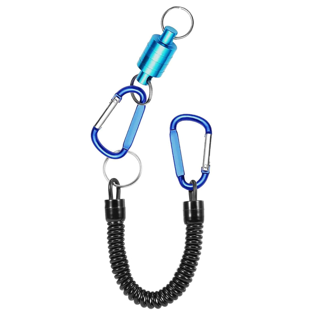 3pcs Fly Fishing Magnetic Net Release Holder Fishing Lanyard Magnetic Keeper Magnet Clip Landing Net Connector-WAYBIKER