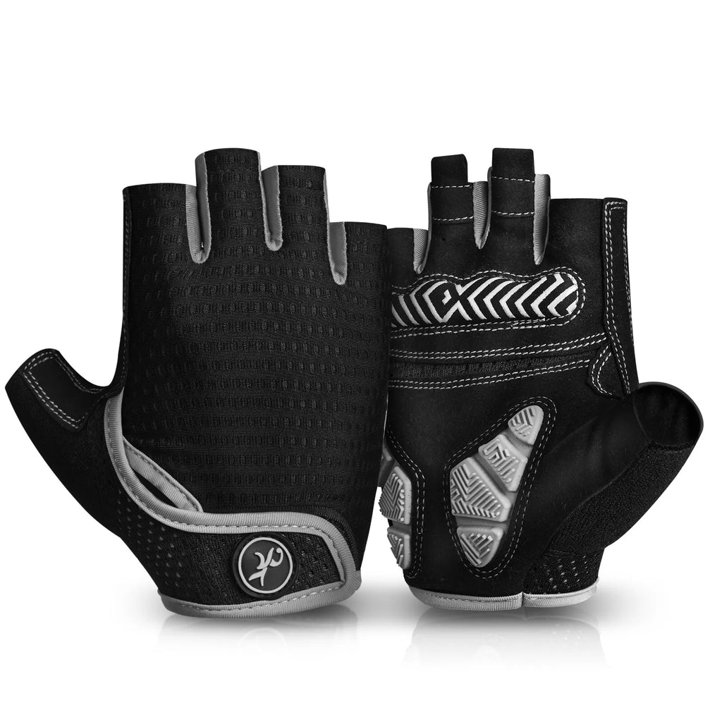 MOREOK Cycling Gloves Breathable Half Finger 5MM Pads Bike Gloves Anti-slip Shock-absorbing Mountain Road Biking Bicycle Gloves-WAYBIKER