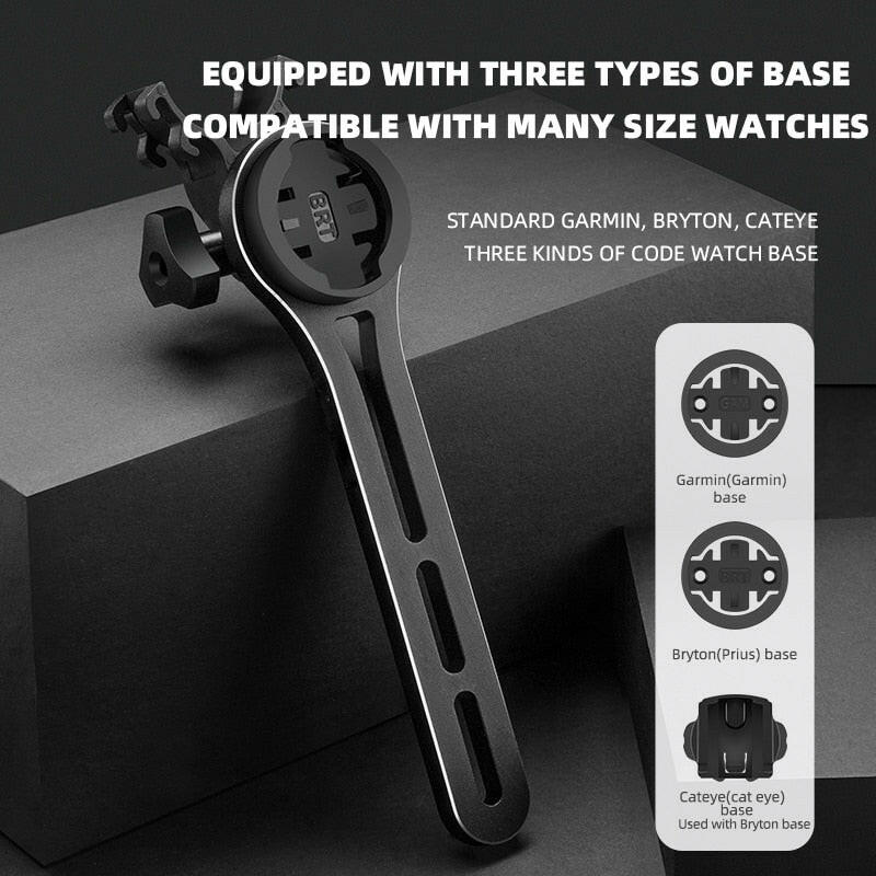 OFFBONDAGE Road Bicycle Light Bracket Holder IGS Garmin Bryton Cateye GoPro Computer Mount Code Table Extension Rack-WAYBIKER