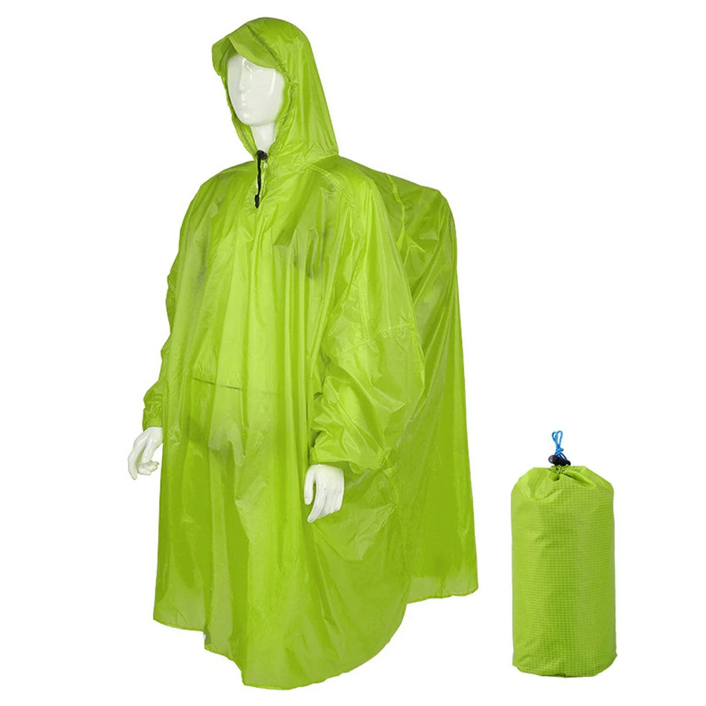 Outdoor Raincoat Lightweight Waterproof Poncho Water-resistant Climbing Backpack Rain Cover For Camping Hiking Travel-WAYBIKER