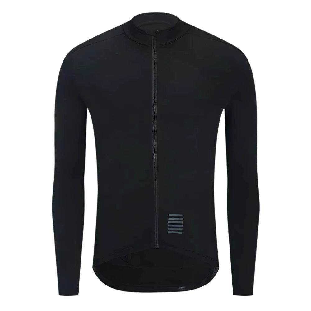 YKYWBIKE Winter Cycling Jersey Men Thermal Fleece Bicycle Jacket Long Sleeve Road Bike MTB Warm Cycling Clothing-WAYBIKER