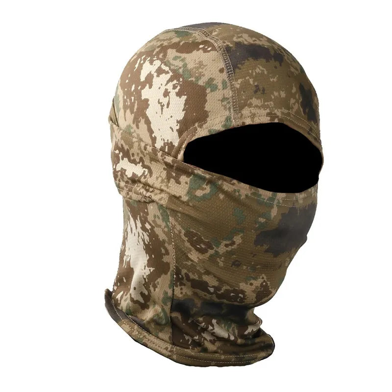 Military Camouflage Balaclava Outdoor Motorcycle Cycling Fishing Hunting Hood Protection Army Tactical Balaclava Head Face Cover-WAYBIKER