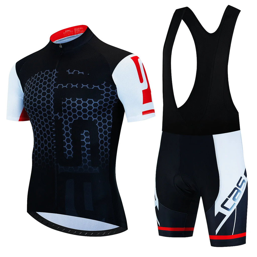2023 Bicycles Cycling Jersey Set MTB Men's Cycling Maillot Summer Cycle T-Shirt Bib Shorts Suit Triathlon Mountain Bike Clothes-WAYBIKER