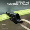 20PCS Outdoor Tarpaulin Clips Camping Tents Awning Wind Rope Clamp Equipment Plastic Clip Buckle Fixed Jaw Grip Hook Accesorios-WAYBIKER