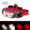 4 Mode LED headlight IPX-5 Headband Energy Saving Outdoor Sports Camping Fishing HeadLamp Flashlights powered by AA battery-WAYBIKER