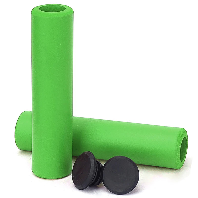 Lebycle Silicone MTB Road Bike Handlebar Grips Ultralight Anti-Slip Shock-absorbing Grips Cycling Handle Bar Cover Bike Parts-WAYBIKER
