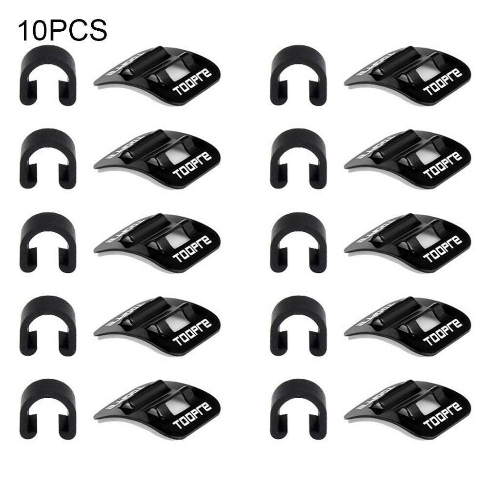 5/10pcs Bicycle Shifter Line Accessories Bike Oil Tubes Tube Clip Guide Fixed Clamp Frame U Buckle Conversion Trap Adapter-WAYBIKER