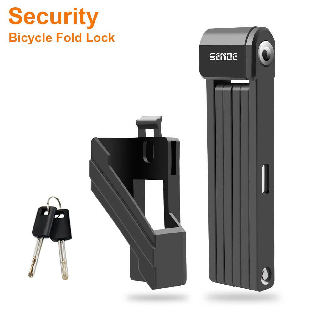 Bike Foldable Lock Anti-theft Electric E-Bike Chain Cable Padlock Bicycle Motorcycle Safety Portable Locks Bicycle Accessories-WAYBIKER