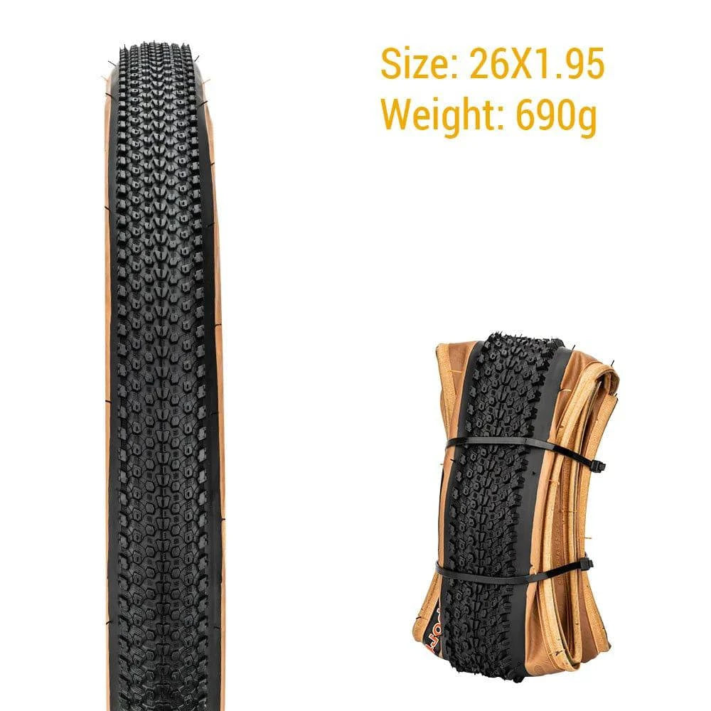 60Tpi Mountain Bike Tire 20/26/27.5/29/700C Replacement Tire Foldable MTB Rubber Tire for Mountain Road Bike-WAYBIKER