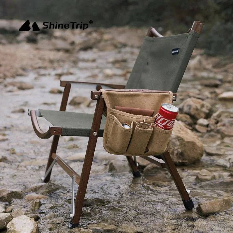 Shinetrip Outdoor Camping Folding Chair Armrest Hanging Bag Portable Folding Chair Side Multifunctional Tools Storage Bag ﻿-WAYBIKER