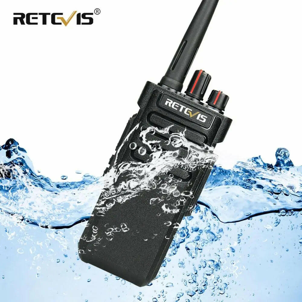 Retevis RT29 10W Walkie Talkie Long Range 3-5Km Powerful IP67 Waterproof VHF or UHF 1pc or 2pcs Durable Two Way Radio Station-WAYBIKER