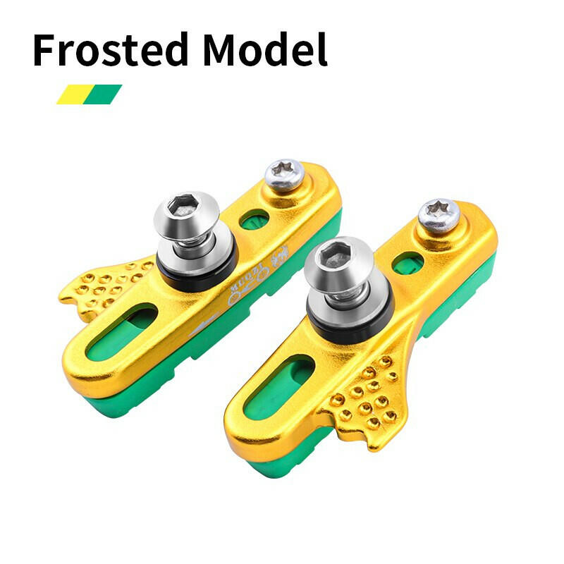 MUQZI Bike Brake Pads For Alloy Rims Ultra light Rubber Brake Shoes MTB Road Bicycle Brake Block Cycling Accessories-WAYBIKER