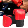 1 Pair Boxing Gloves Adults Women Men Boxing Sanda Gloves Unisex Boxing Training Exercise Leather Gloves Sports Protection Mitts-WAYBIKER