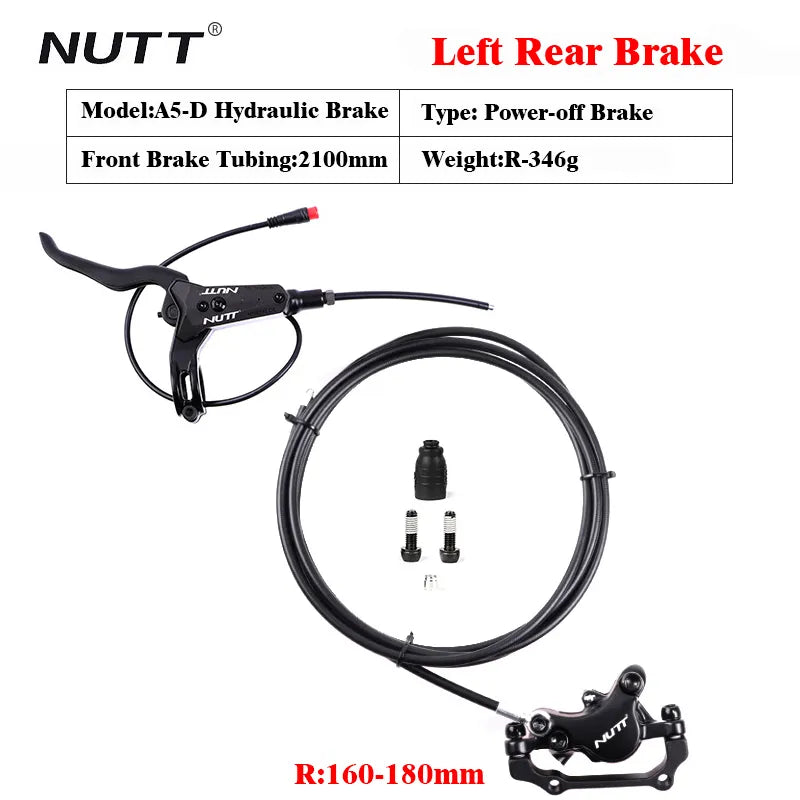 NUTT A5-D Electric Scooter Hydraulic Brake For Zero 10X Mini KUGOO G1  Booster ES3 Dualtron Ultra Speedway E-Scooter-WAYBIKER