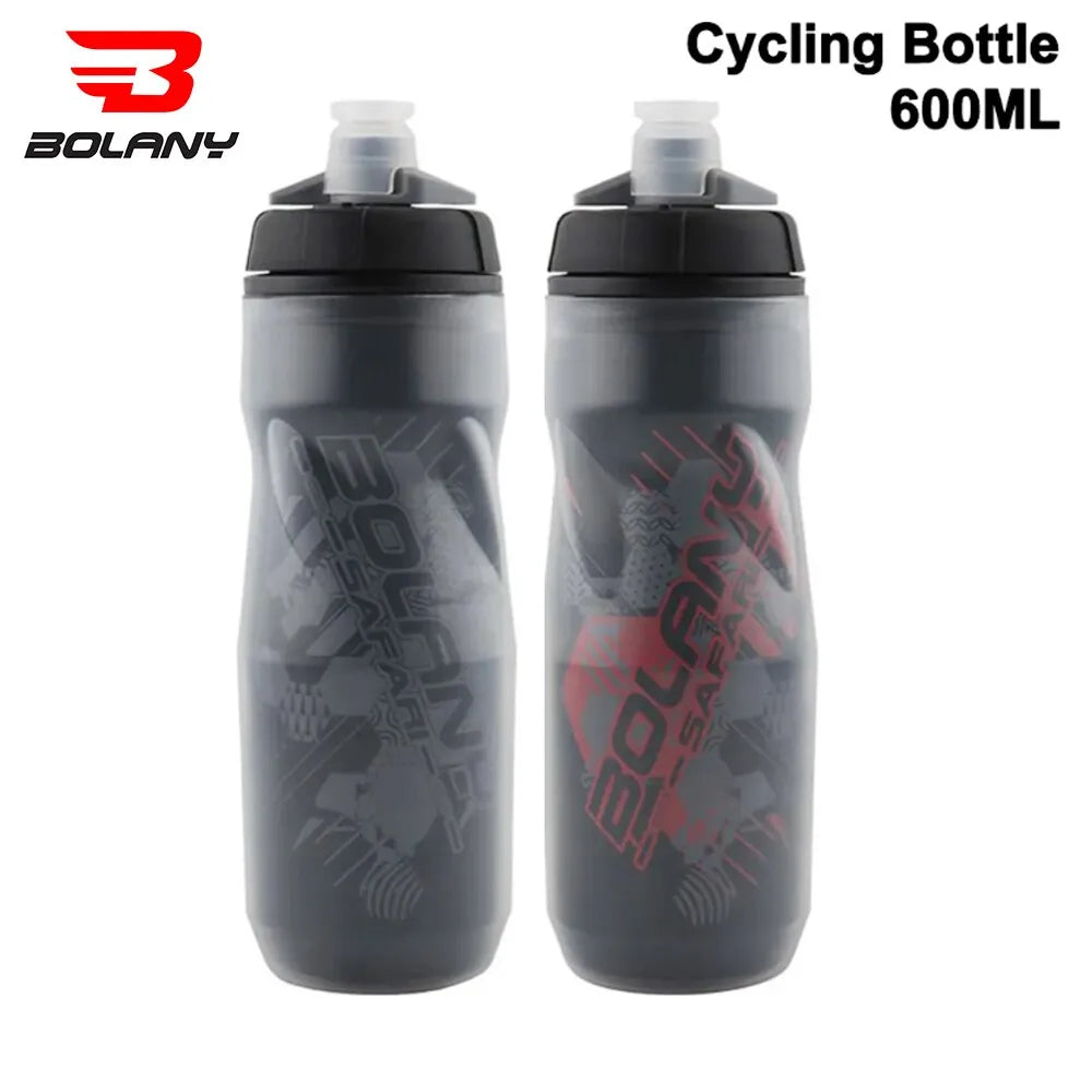 Bolany Bike Water Bottle 600ml Mountain Cycling Water Bottle PP5 Heat-And Ice-protected Bottle Outdoor Sports Cup
