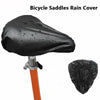 1pcs Bicycle Seat Rain Cover And Dust Resistant Bicycle Saddle Cover Bike Saddle Waterproof Protective Cover Outdoor Cycling-WAYBIKER