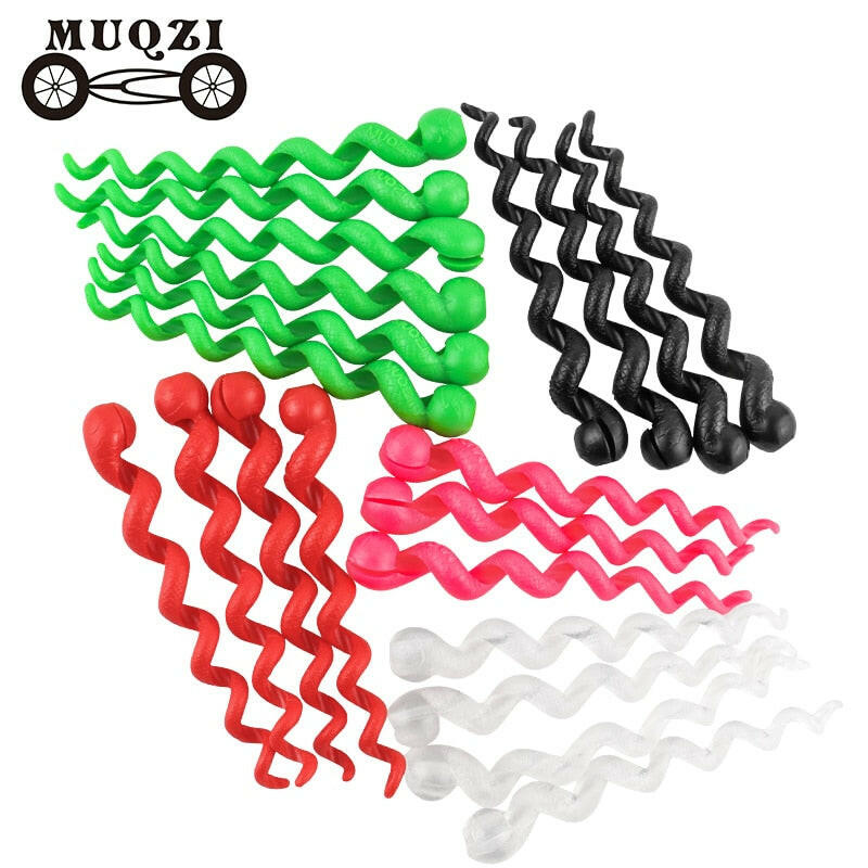MUQZI 4 Pieces Bicycle Frame Protection Rubber Sleeve For Frame Shift Brake Cable Hydraulic Brake Housing Protector Cover