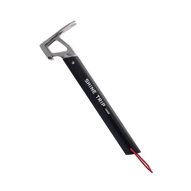 Shinetrip Camping Stainless Steel Hammers Outdoor Multifunctional Tools Camping Ultra-light Aluminium Ground Spike Hammer ﻿-WAYBIKER