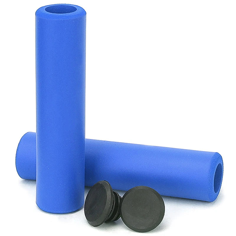 Lebycle Silicone MTB Road Bike Handlebar Grips Ultralight Anti-Slip Shock-absorbing Grips Cycling Handle Bar Cover Bike Parts-WAYBIKER