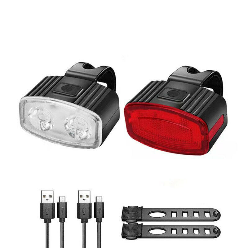 Bicycle Light MTB Rear Riding Led Taillight USB Rechargeable Warning Front Light Riding Headlight Portable Cycling Lamp