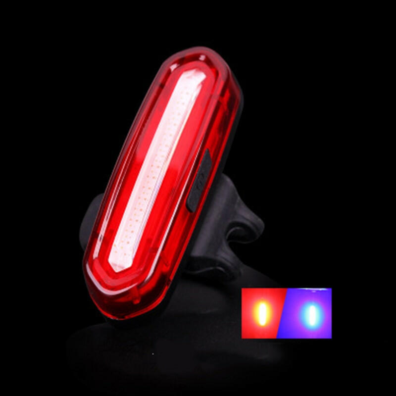 Night Cycling Tail Light Outdoor Highlight USB Charging Single Light Mountain Bike Led Warning Light Tail Bicycle Accessories-WAYBIKER